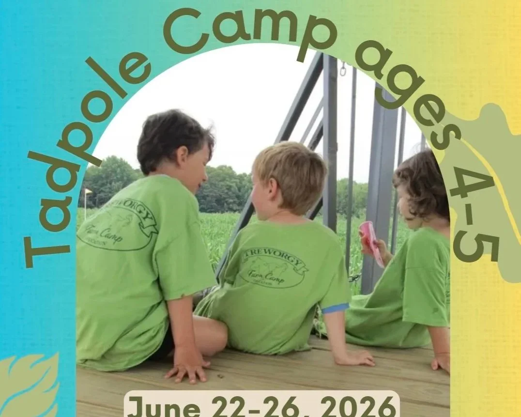 2026 June 22-26 TADPOLES Farm Camp (ages 4-5)