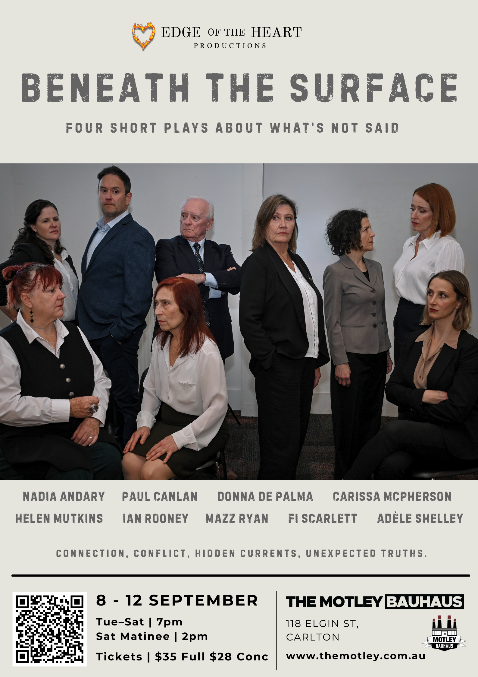 BENEATH THE SURFACE | THEATRE | 8-12 SEPT 2026
