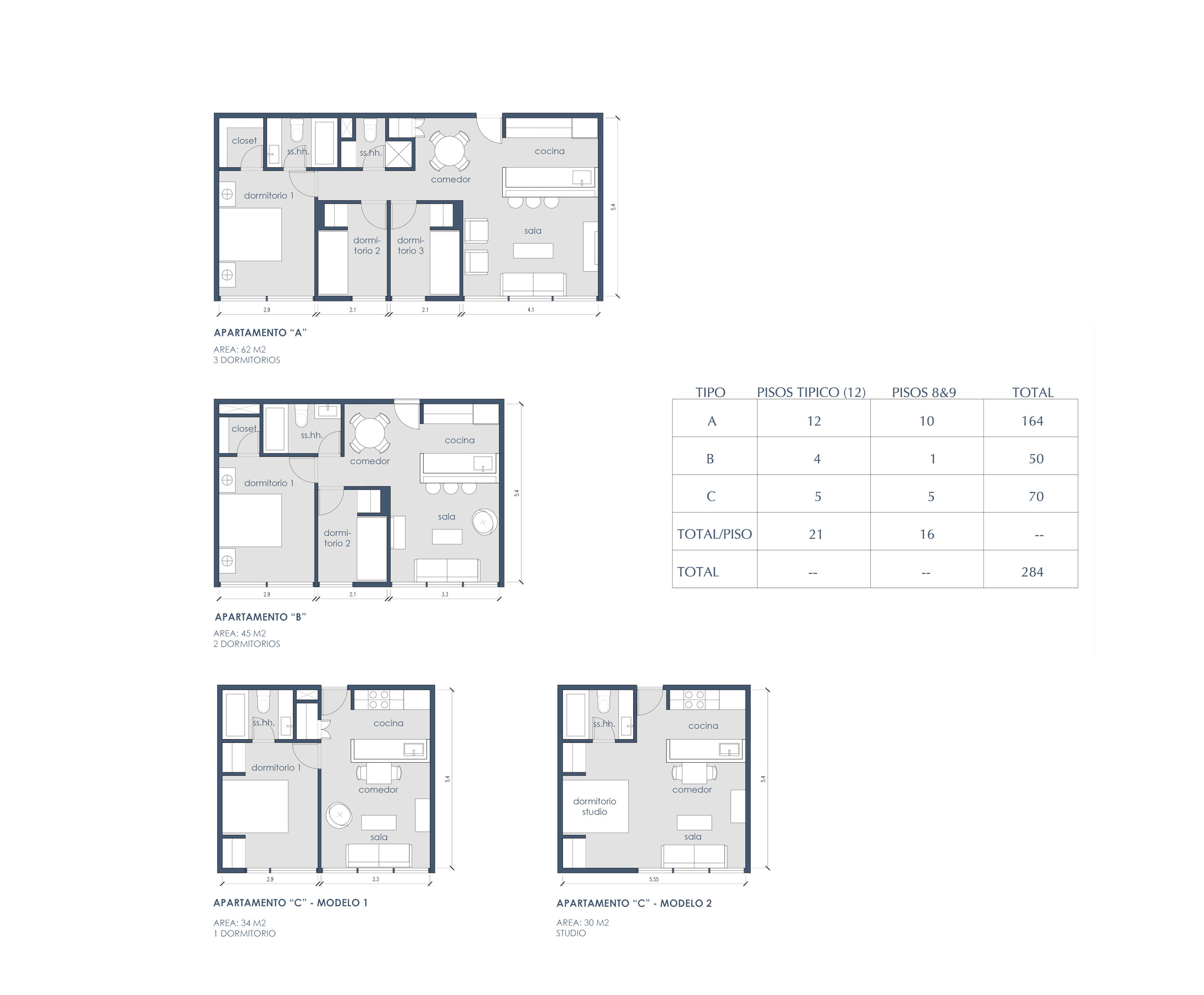 TYPICAL APARTMENTS
