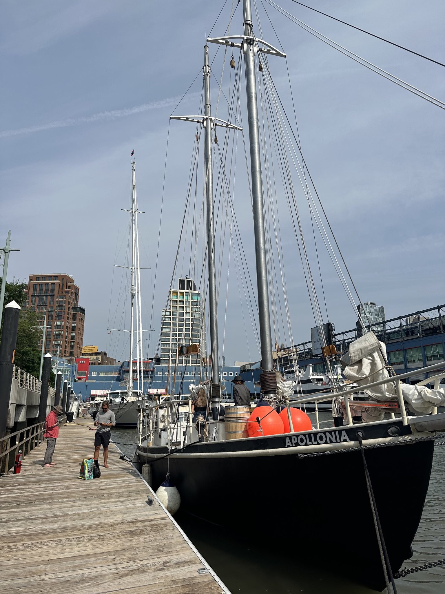  Safely moored at Chelsea Piers to meet up with our friends at  Classic Harbor Line , who for the second year in a row are offering Hudson Valley Brewery’s special Flotsam IPA on their beautiful boats. 