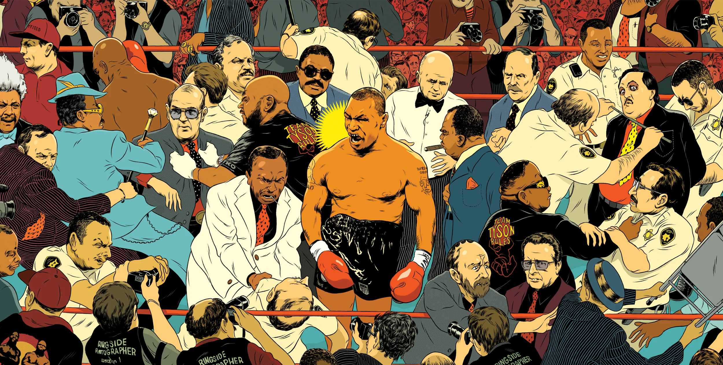 MIKE TYSON SERIES CREATED FOR "FALL CLASSIC" GALLERY SHOW, 2005.