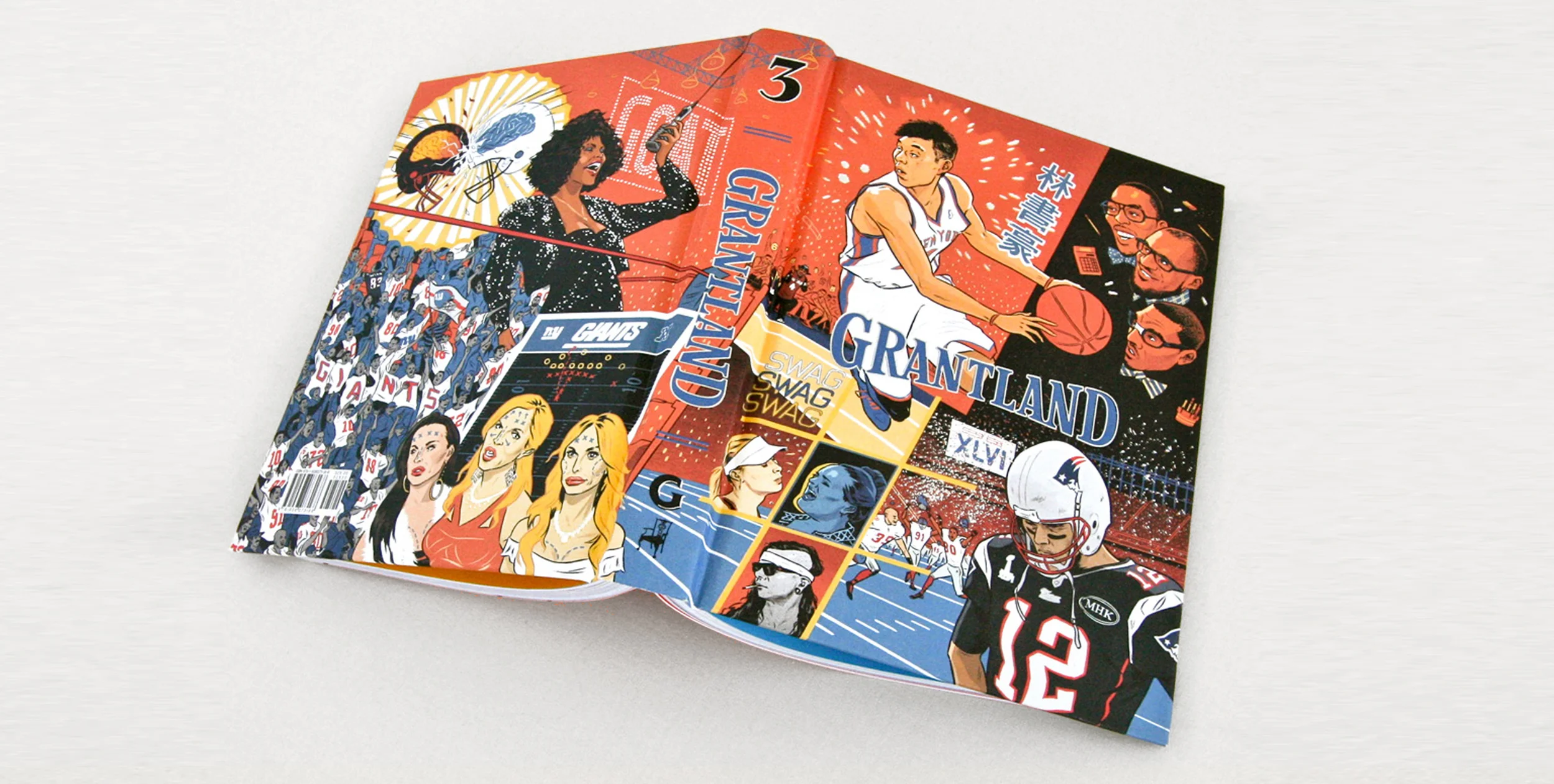 Grantland Quarterly #3. Art directed by Juliet Litman. Production by McSweeneys.