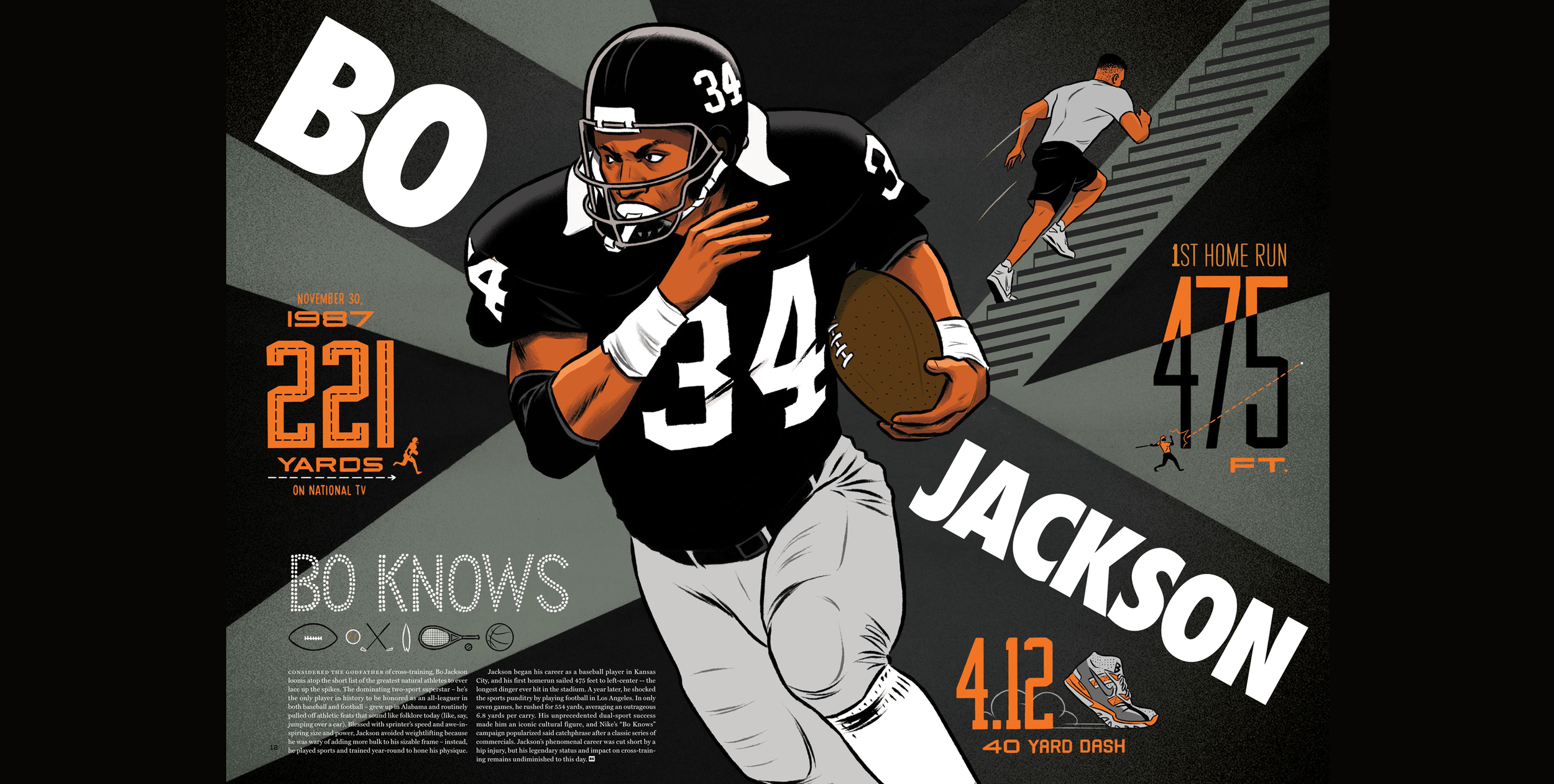 Design and ILLUSTRATION FOR "NIKE KNOWS" CAMPAIGN, 2014. ART DIRECTED BY JUSTIN THOMAS KAY.