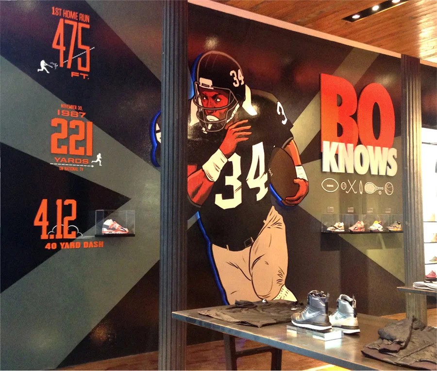 NIKE STORE INSTALLATION -  SOHO, 2014