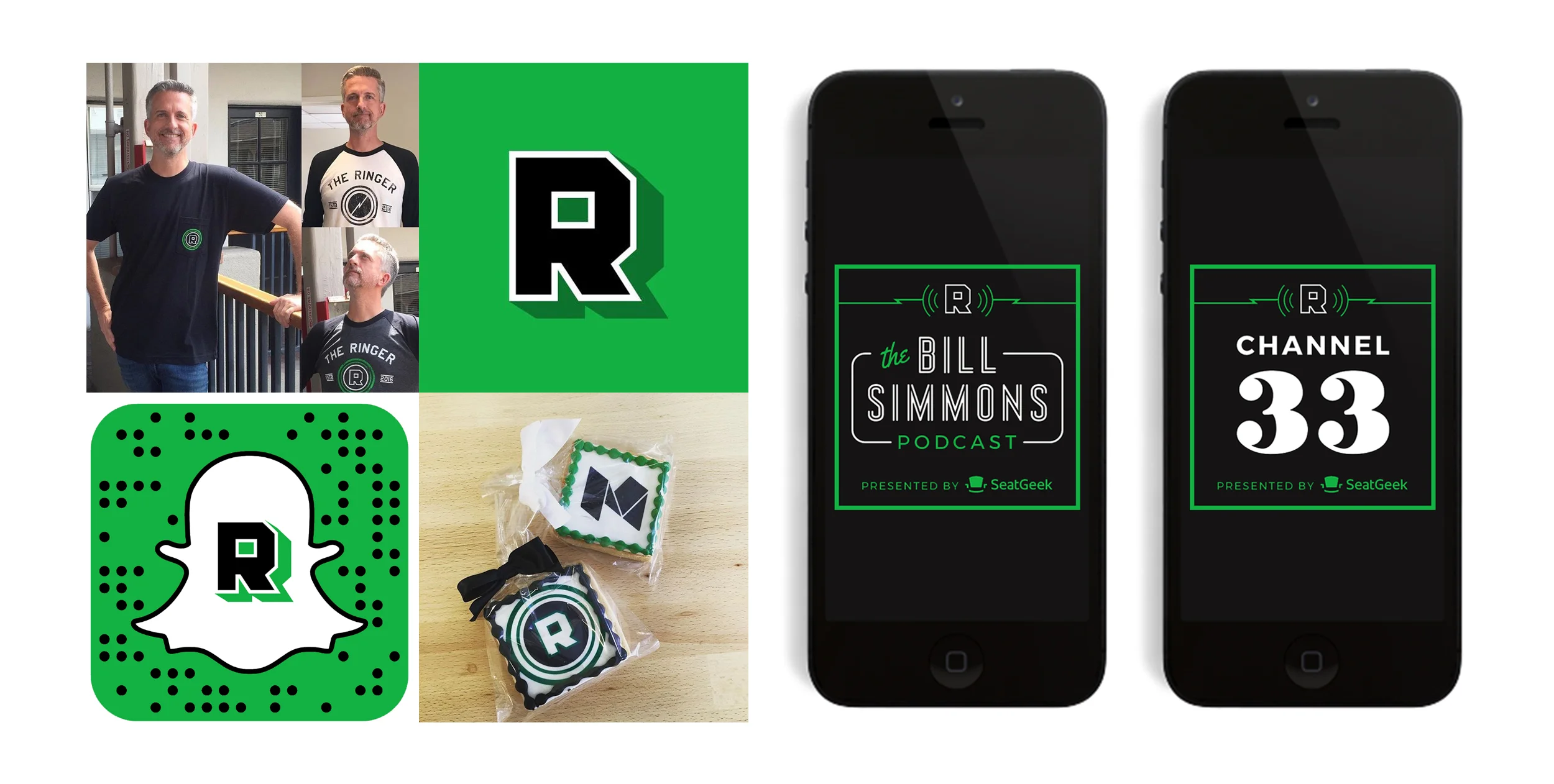  (Inside logos for the Bill Simmons Podcast and Channel 33 done by the excellent  Elias Stein)  
