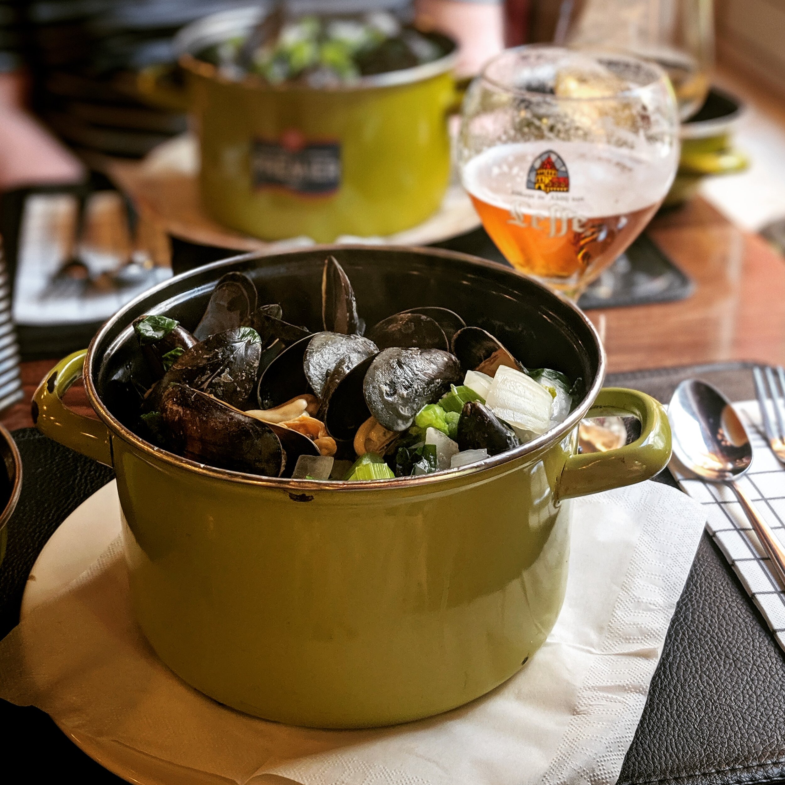 Mussels in Spicy Tomato Broth