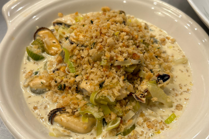 Mussel Gratin by Chef Rob Dumas