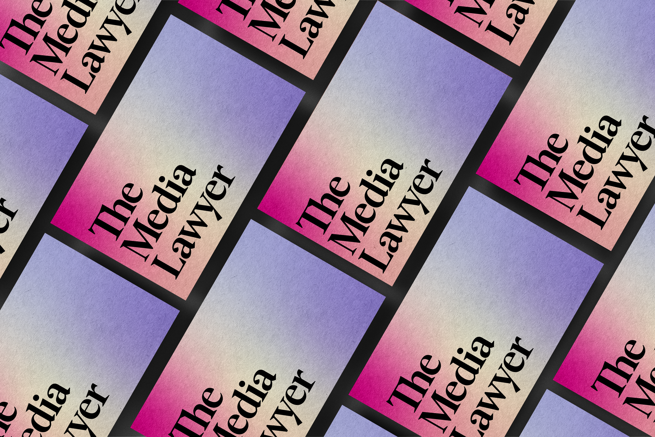 Logo design for 'The Media Lawyer'