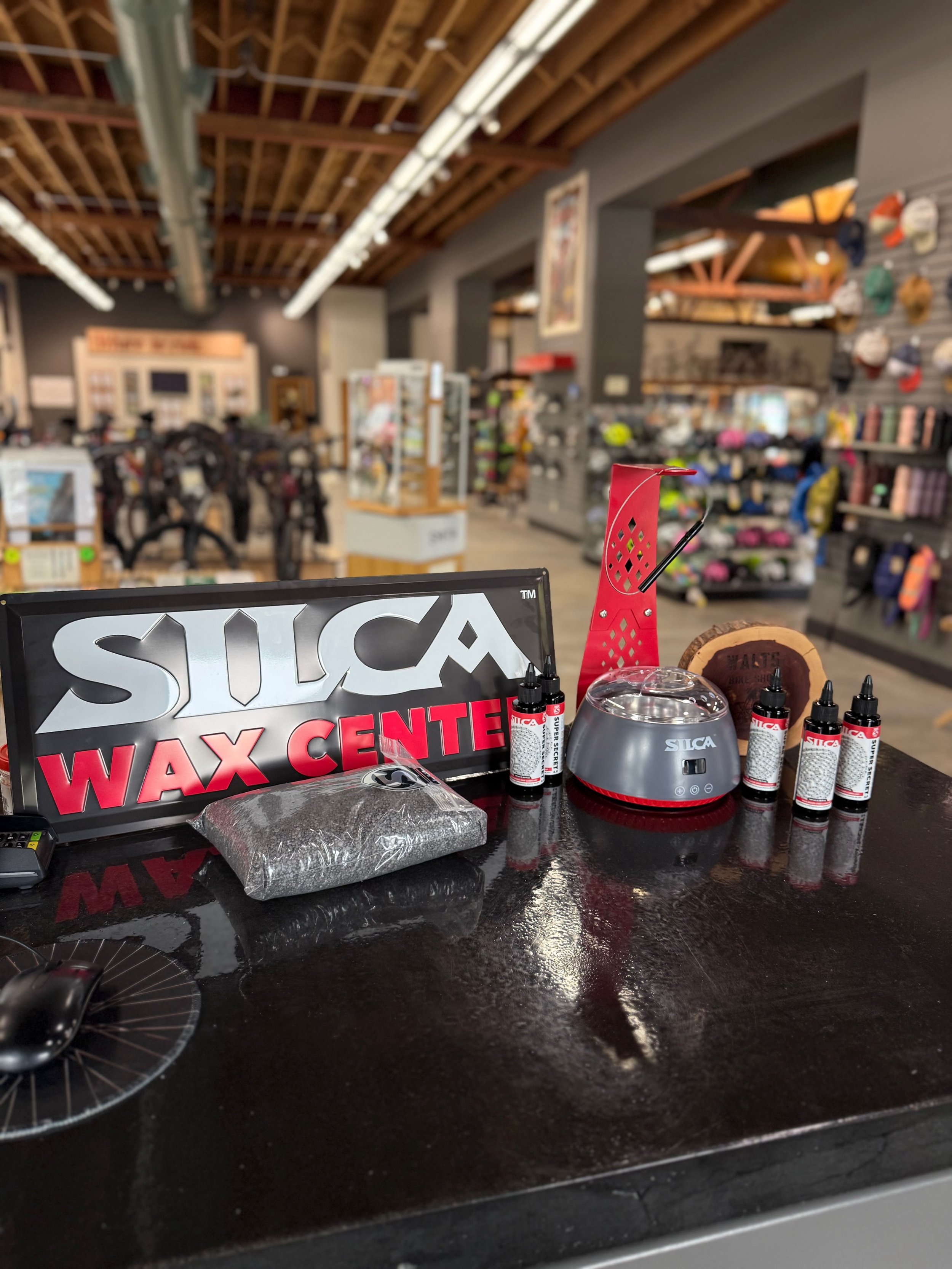 We are excited to announce the addition of @silca_velo chain wax products to our lineup!

Don&rsquo;t want to do your own waxing? Give us a call or come in and schedule an appointment and we can take care of it for you.