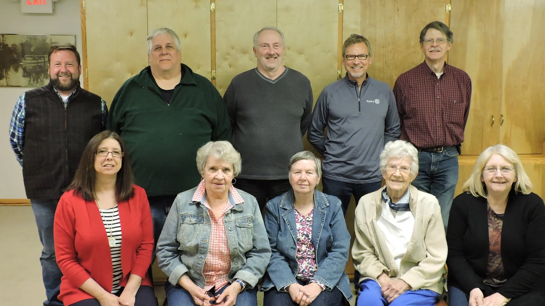 Image taken at April 9, 2019 Board of Directors Meeting Standing: Scott Young, Marc Hettig, Greg Krell, David Moss, Fred Munchow Jr. Seated: Kandyce Hays, Clare Horneij, Carabeth Culby, Sally Williams, Cindy Young