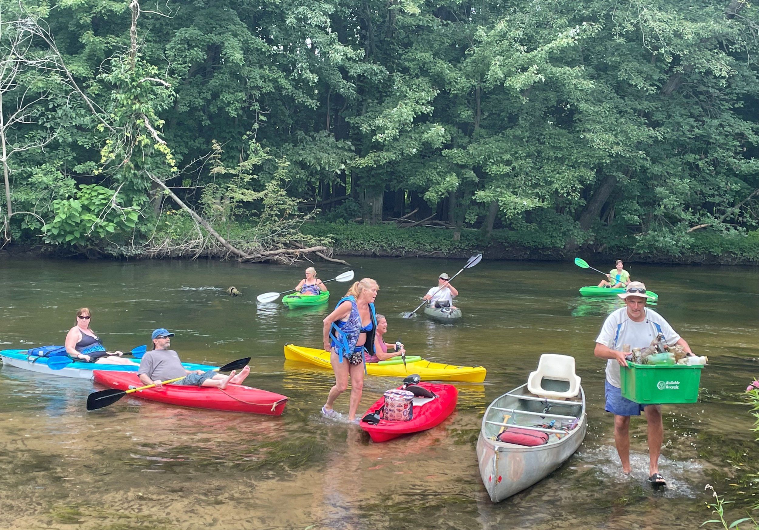 River Cleanup Party