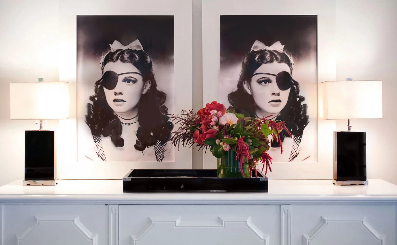 modern interior design, decoration, floral display, Aspen