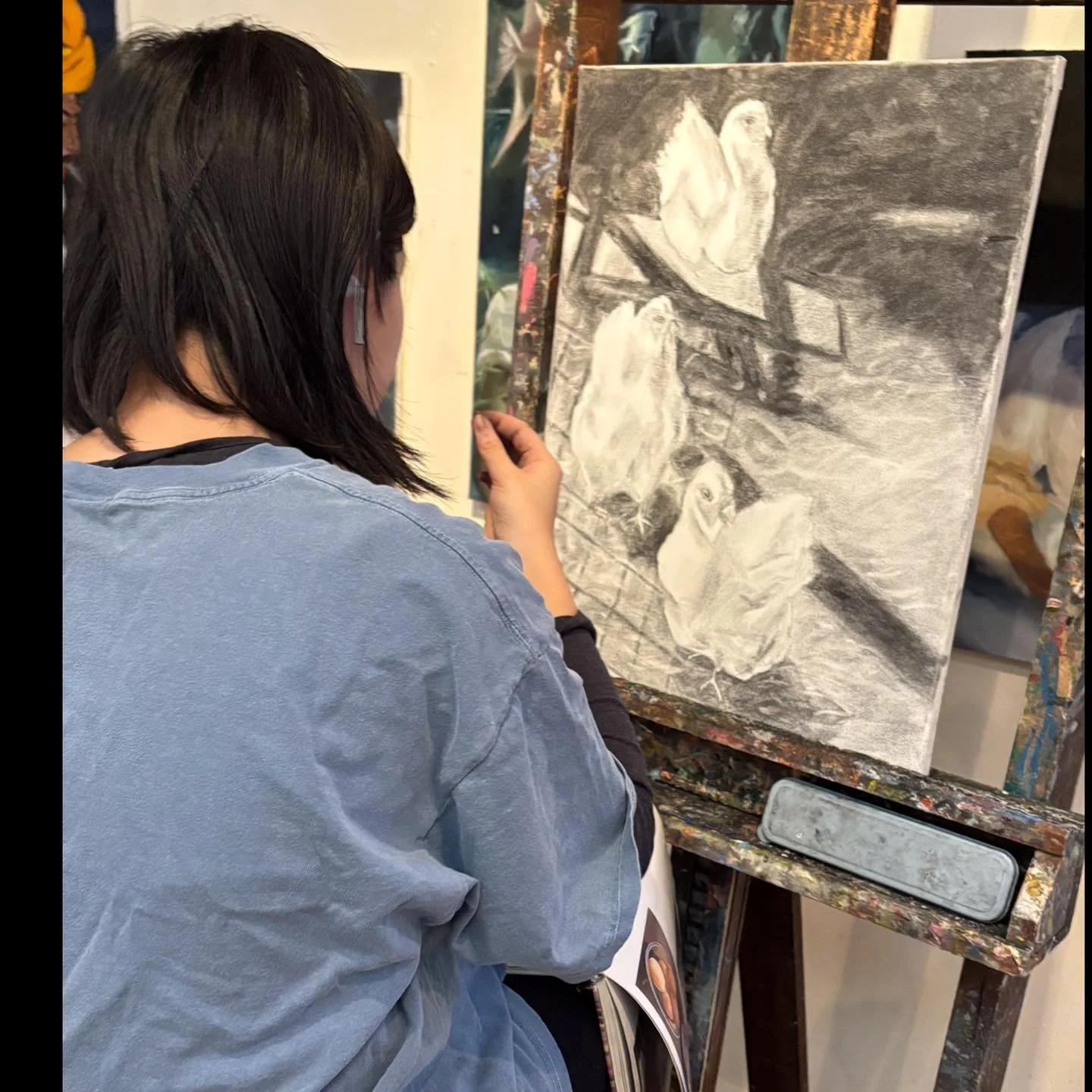 Since 1960 #art #artsed #artstudio #artclass #artschool oilpainting drawing charcoaldrawing artsy kidsart kidspaint kidsdraw artgallery instaart instaartoftheday wip winsorandnewton fredrixcanvas roslynny  roslynvillage roslynschoolofpainting