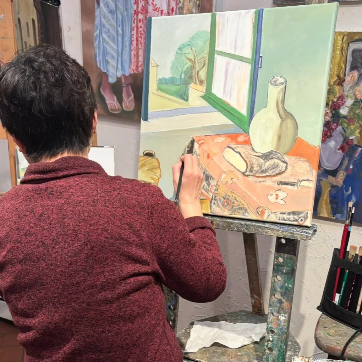 Since 1960 #art #artsed #artstudio #artclass #artschool oilpainting drawing charcoaldrawing artsy kidsart kidspaint kidsdraw artgallery instaart instaartoftheday wip winsorandnewton fredrixcanvas roslynny  roslynvillage roslynschoolofpainting