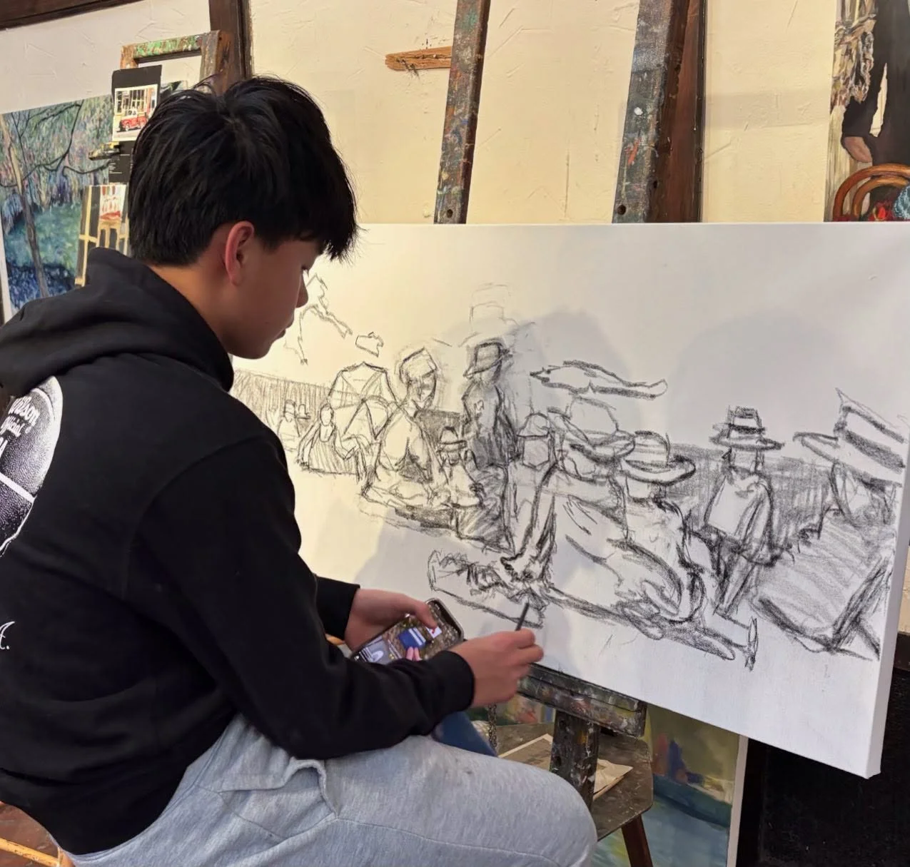 Since 1960 #art #artsed #artstudio #artclass #artschool oilpainting drawing charcoaldrawing artsy kidsart kidspaint kidsdraw artgallery instaart instaartoftheday wip winsorandnewton fredrixcanvas roslynny  roslynvillage roslynschoolofpainting