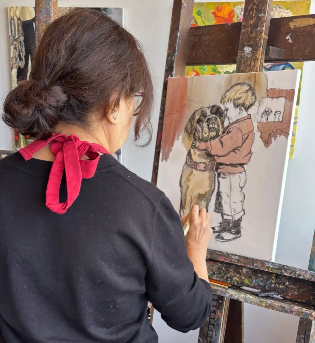 Since 1960 #art #artsed #artstudio #artclass #artschool oilpainting drawing charcoaldrawing artsy kidsart kidspaint kidsdraw artgallery instaart instaartoftheday wip winsorandnewton fredrixcanvas roslynny  roslynvillage roslynschoolofpainting