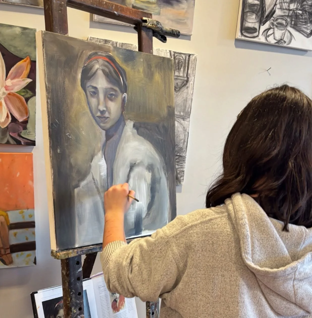 Since 1960 #art #artsed #artstudio #artclass #artschool oilpainting drawing charcoaldrawing artsy kidsart kidspaint kidsdraw artgallery instaart instaartoftheday wip winsorandnewton fredrixcanvas roslynny  roslynvillage roslynschoolofpainting