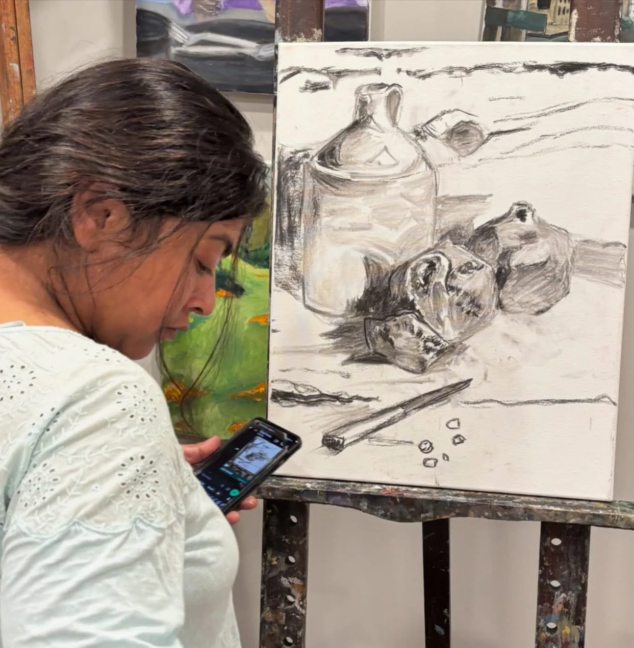 Since 1960 #art #artsed #artstudio #artclass #artschool oilpainting drawing charcoaldrawing artsy kidsart kidspaint kidsdraw artgallery instaart instaartoftheday wip winsorandnewton fredrixcanvas roslynny  roslynvillage roslynschoolofpainting