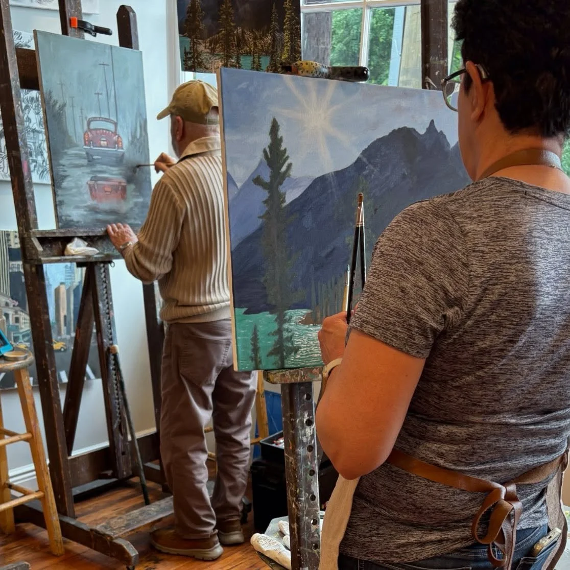 Since 1960 #art #artsed #artstudio #artclass #artschool oilpainting drawing charcoaldrawing artsy kidsart kidspaint kidsdraw artgallery instaart instaartoftheday wip winsorandnewton fredrixcanvas roslynny  roslynvillage roslynschoolofpainting