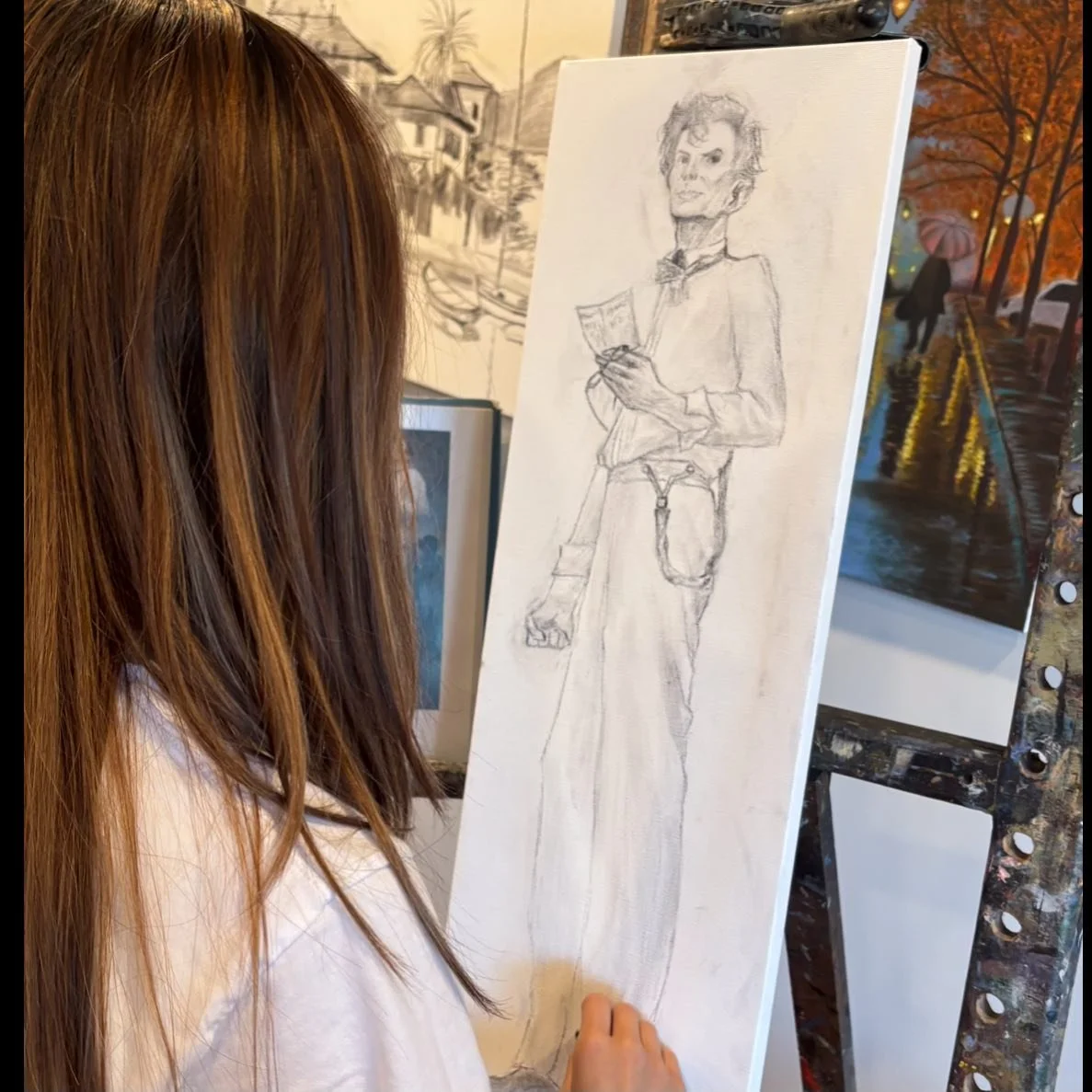Since 1960 #art #artsed #artstudio #artclass #artschool oilpainting drawing charcoaldrawing artsy kidsart kidspaint kidsdraw artgallery instaart instaartoftheday wip winsorandnewton fredrixcanvas roslynny  roslynvillage roslynschoolofpainting