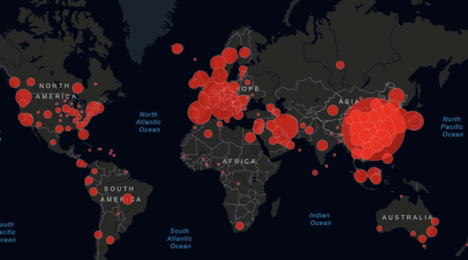 ВОЗ объявила пандемию коронавируса в мире