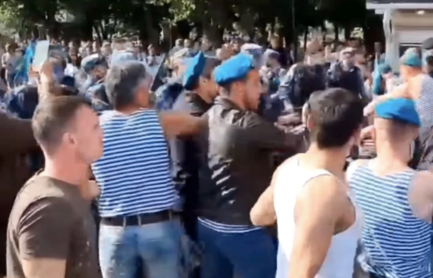 В Москве начали расследование из-за потасовки десантников с росгвардейцами в парке Горького