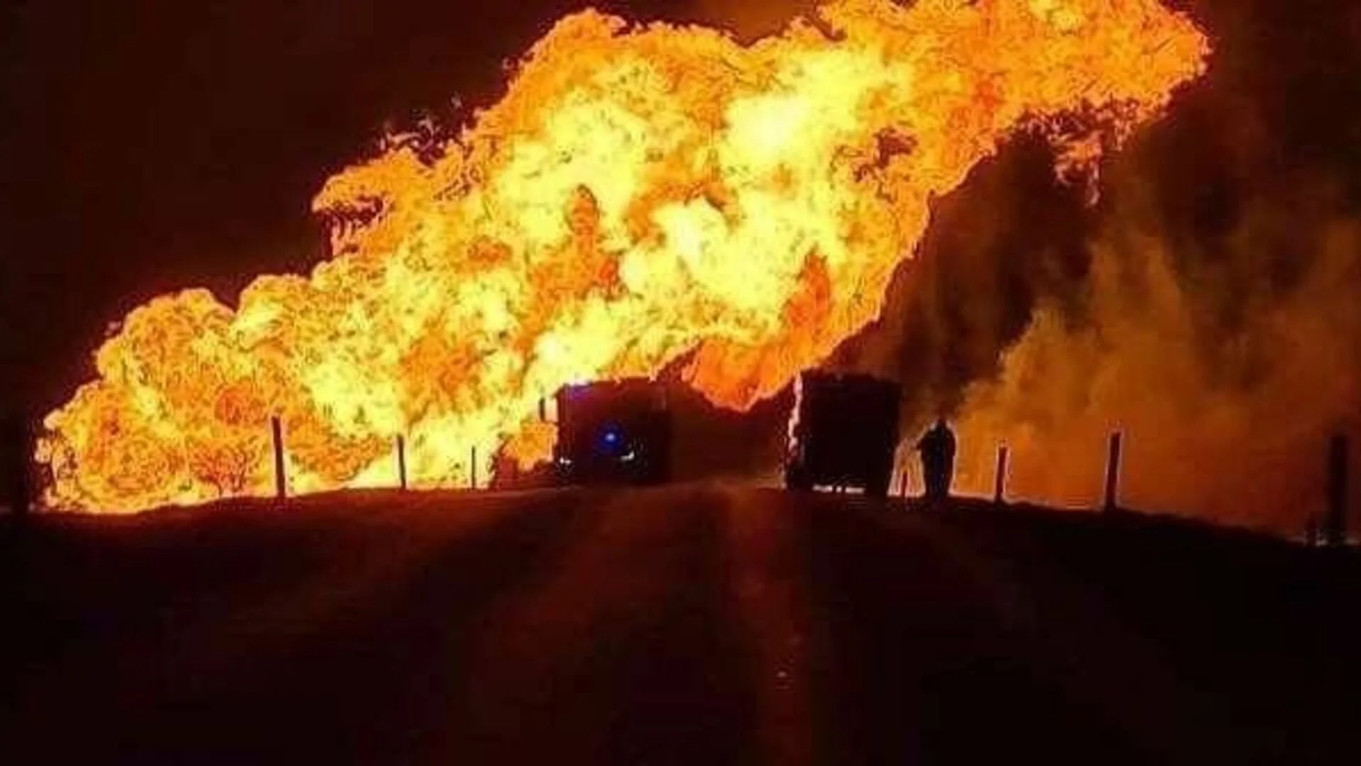 Вблизи границы Литвы и Латвии взорвался газопровод