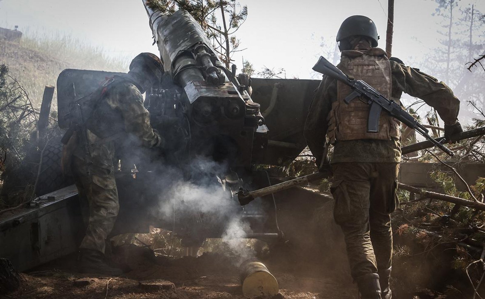 На территорию Брянской области пробовали проникнуть диверсанты — по ним нанесен мощный артиллерийский удар