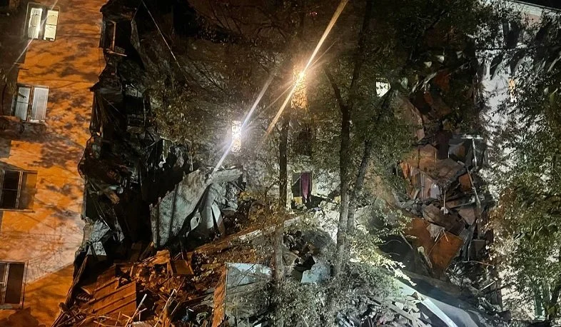 ЧП: в Астрахани обрушилась часть дома