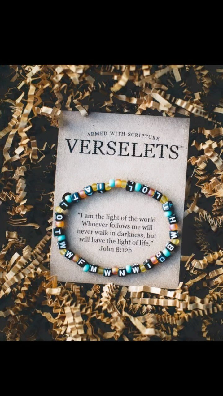 Verselets ® bible verse acronym bracelets handmade in East Tennessee