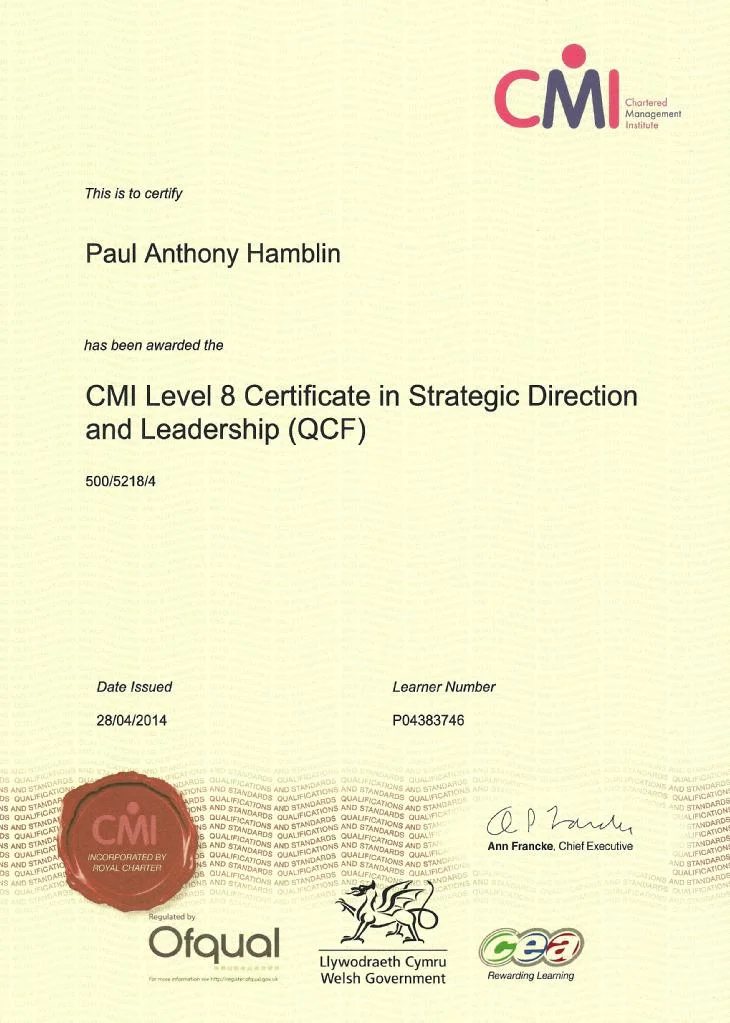 CMI Level 8
