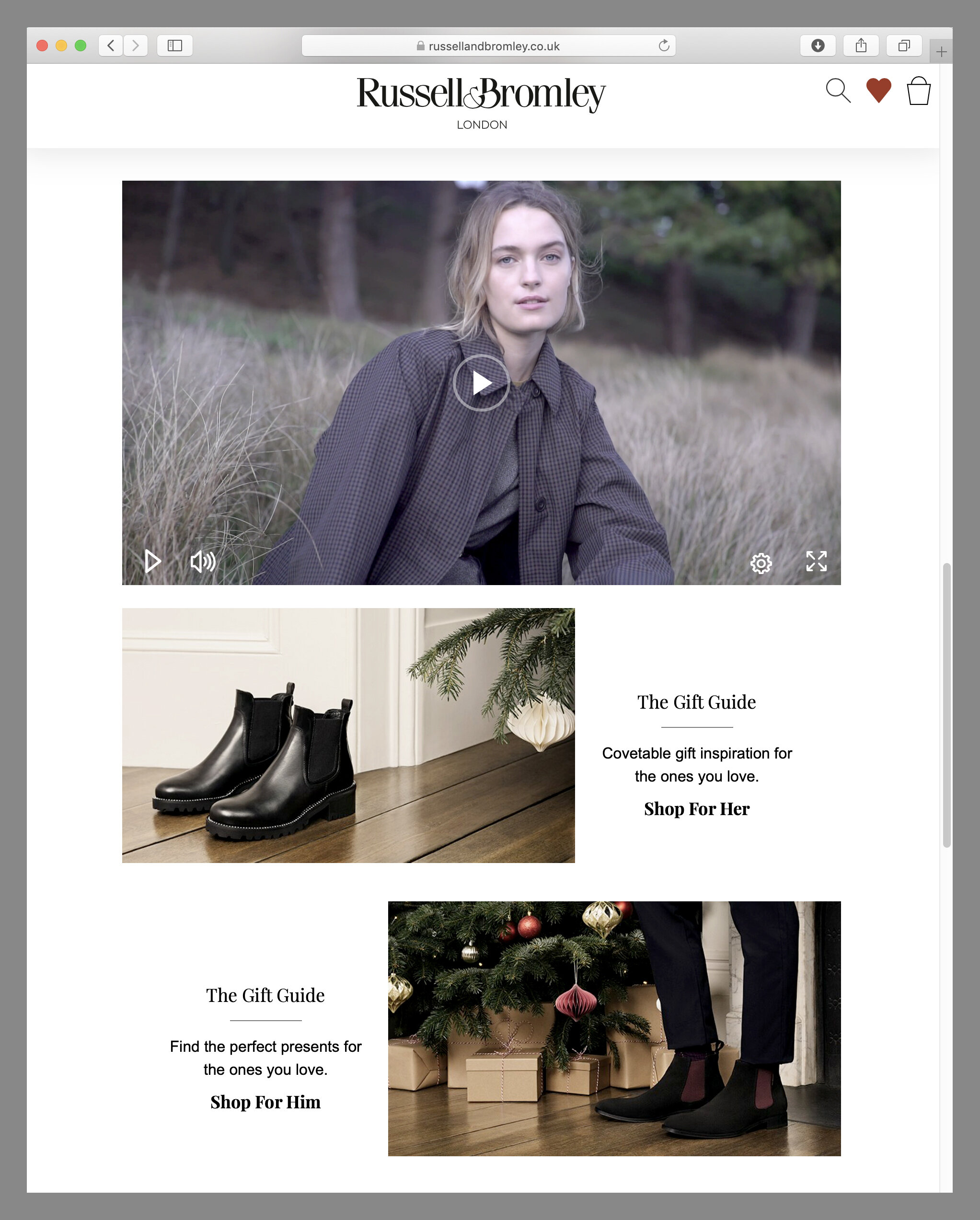 russell and bromley website