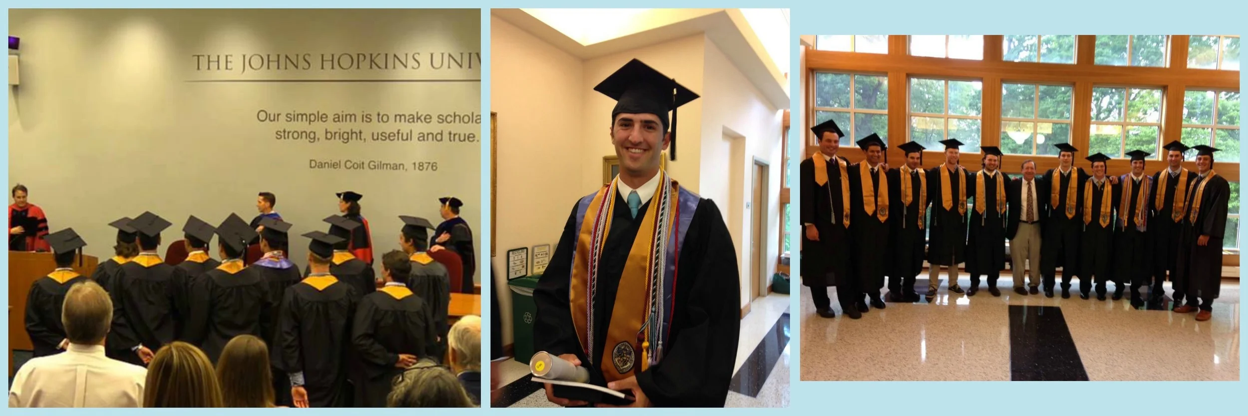Images of actual graduation