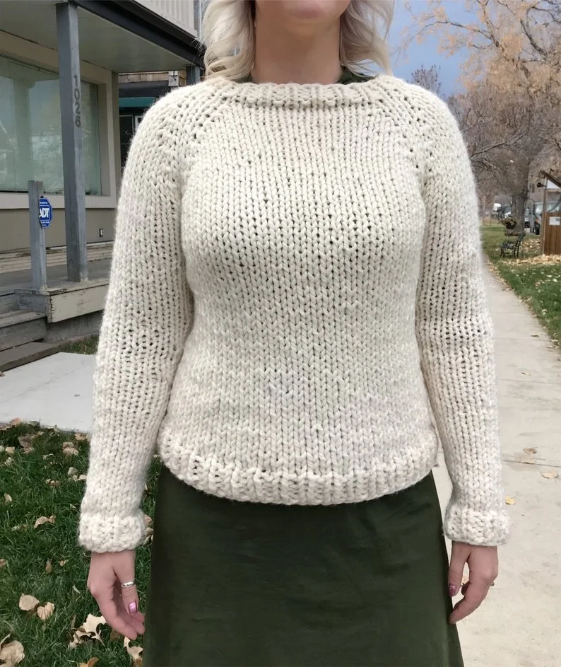 Stockinette Beginner Raglan — Knitatude