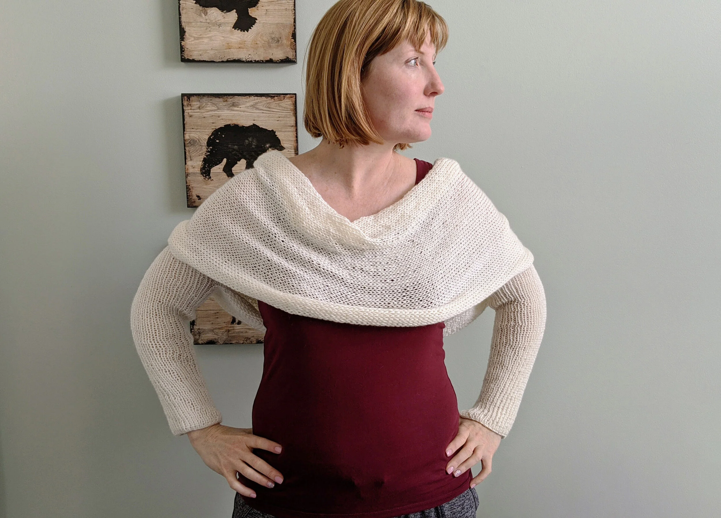 THE WRAP ME UP SWEATER SCARF — Knitatude