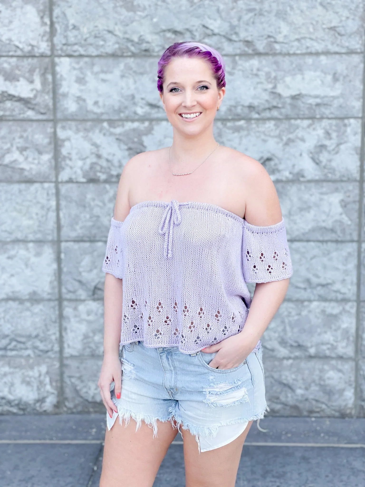 Daisy Summer Blouse - Knitting pattern