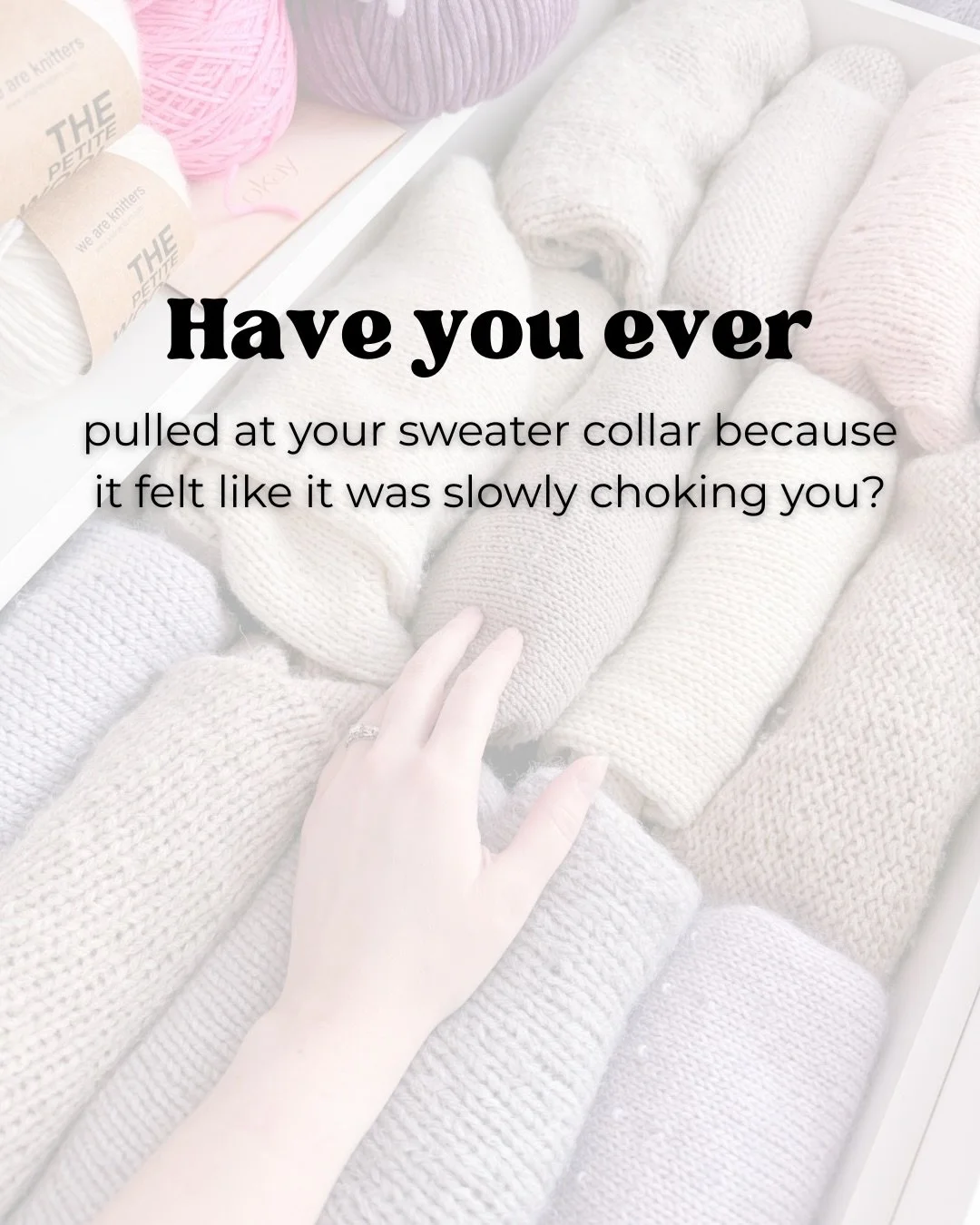 Comment &ldquo;YOUTUBE&rdquo; to watch.

If your sweater collar feels like it&rsquo;s creeping up your neck&hellip; or your hem keeps lifting in the front like it&rsquo;s trying to expose your tum 👀 &mdash; your pattern might need short rows.

Short