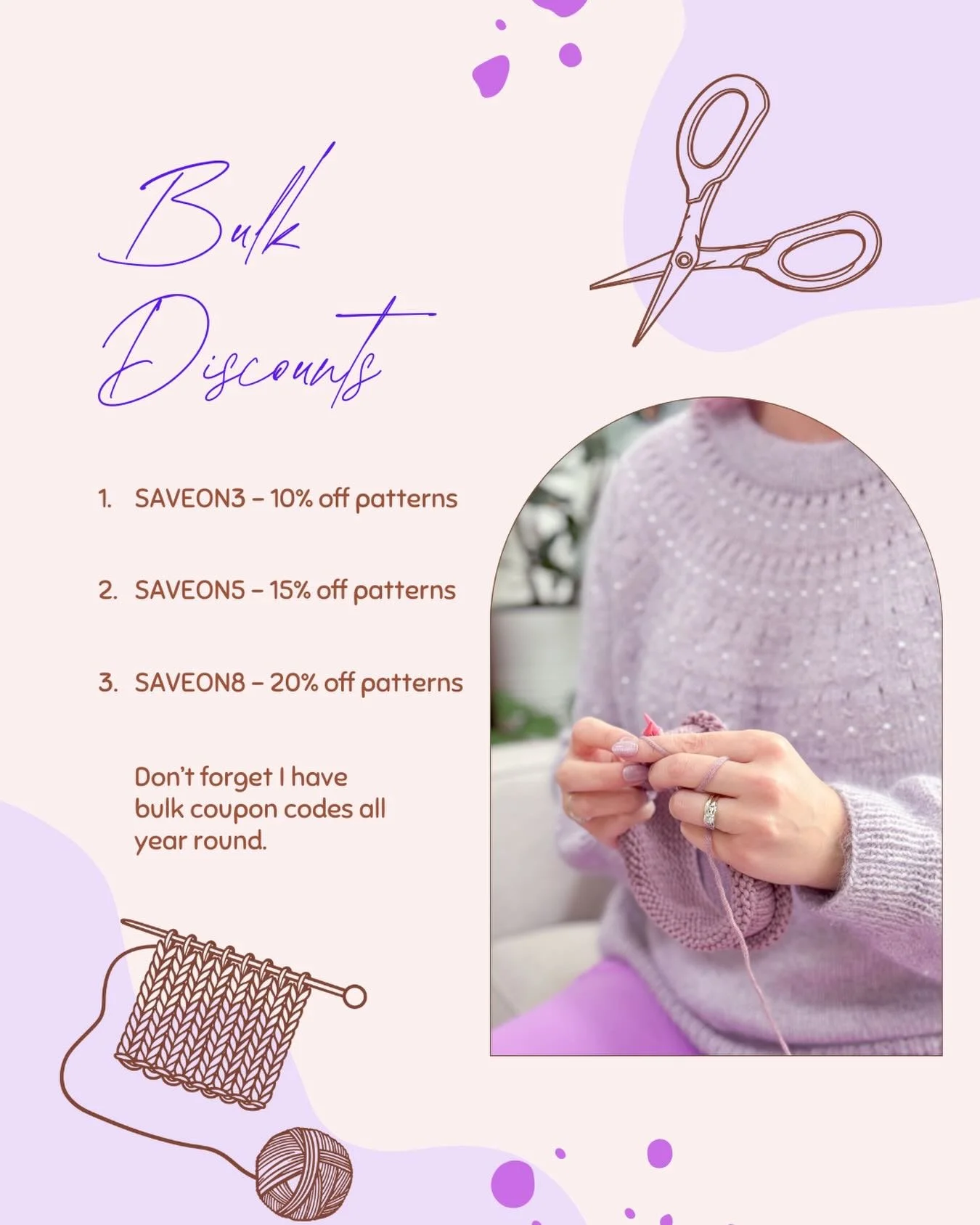 Did you know? 👀

Comment &ldquo;PATTERNS&rdquo;, so you can always add to your cart, and wait till you&rsquo;ve got as many as you need 🙌🏻

And no, it&rsquo;s not an April fools joke. I think the world is going through enough jokes that I don&rsqu