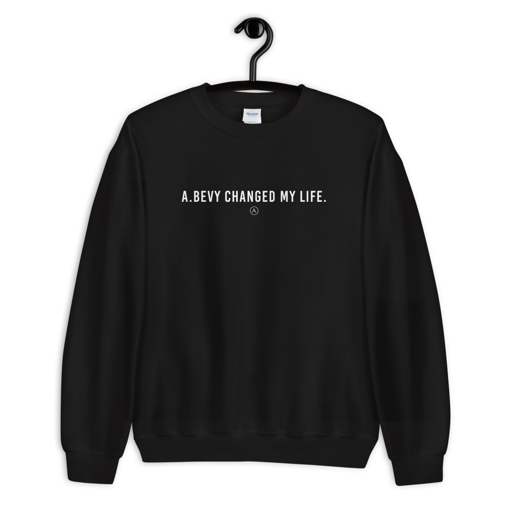 ABevy-Changed-My-Life-FRONT_A.Bevy-10-Years-Logo-Mock-1-DARK-GREY_mockup_Front_On-Hanger_Black.png