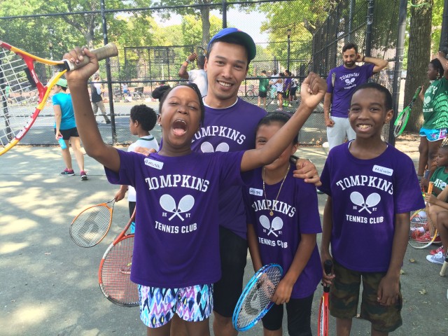 Bruce and Tompkins kids