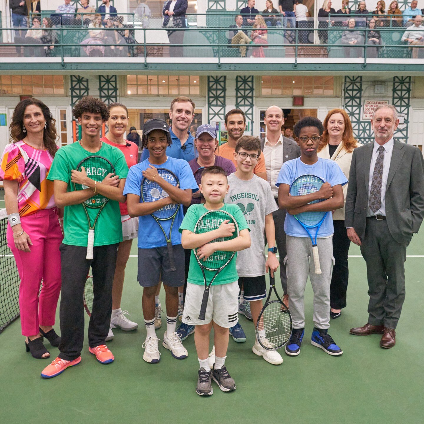 Check out these moments from our first fundraising event of the year: The Exhibition!

The highlight of the evening was seeing WTA doubles legends @liezelhornhuber and @lisamraymond team up for doubles with @usta board First Vice President Brian Vaha