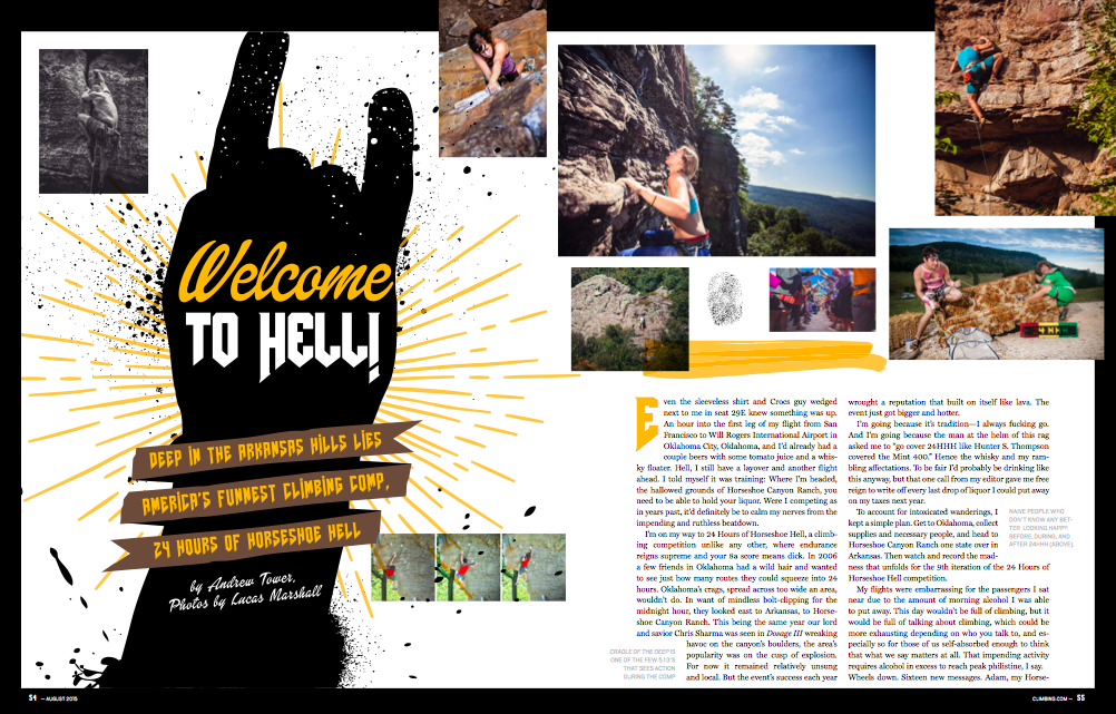 24 Hours of Horseshoe Hell Feature | Climbing Magazine August 2015