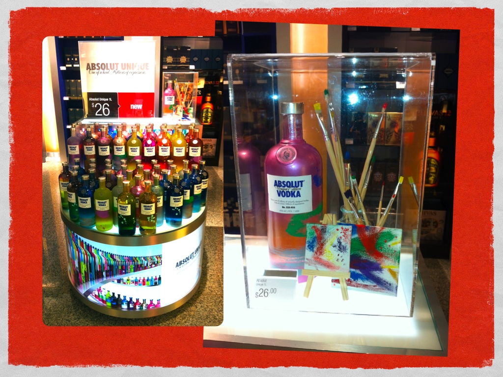 Absolut Unique Store Display