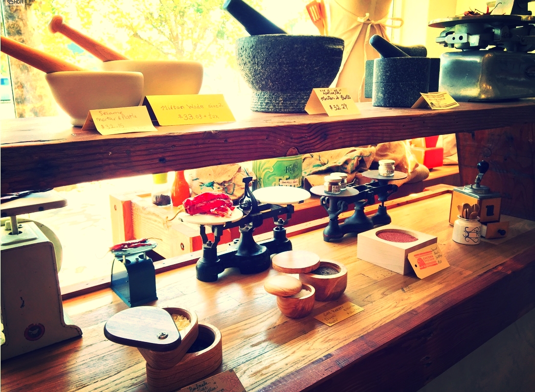 Mortar and Pestle Store Display