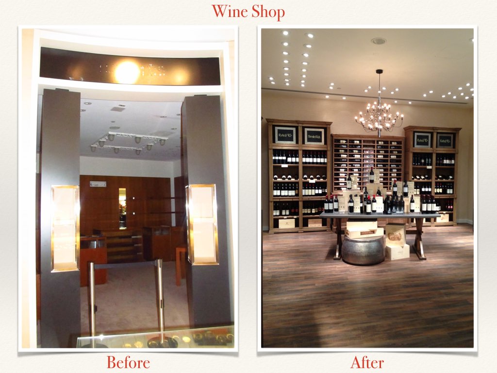 Before and After Wine Shop