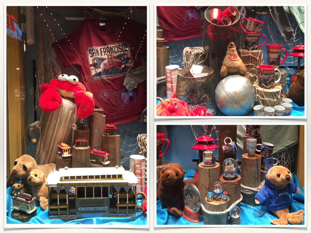 The Cable Car Store Summer Display details
