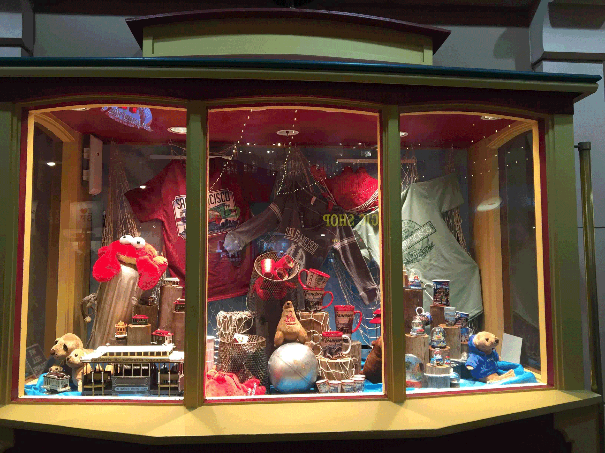 The Cable Car Store Summer Display overview