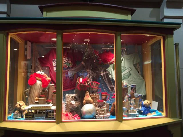 Pier 39's cable car store - nautical window display