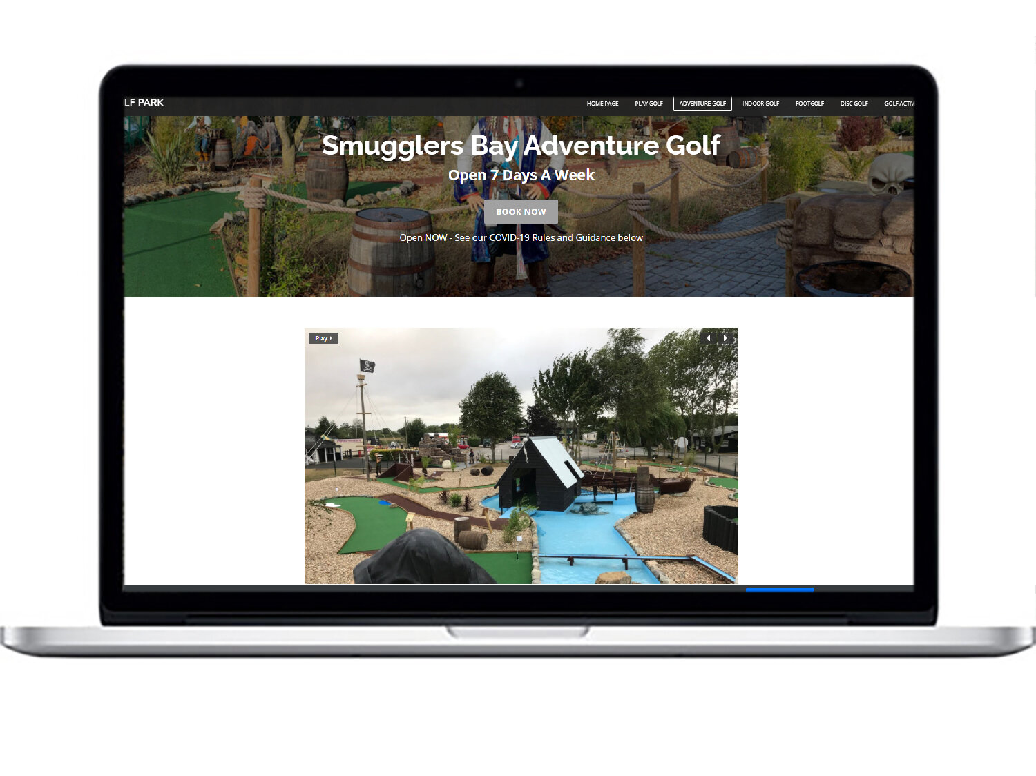 Adventure Golf, Golf and Foot Golf 25 minutes
