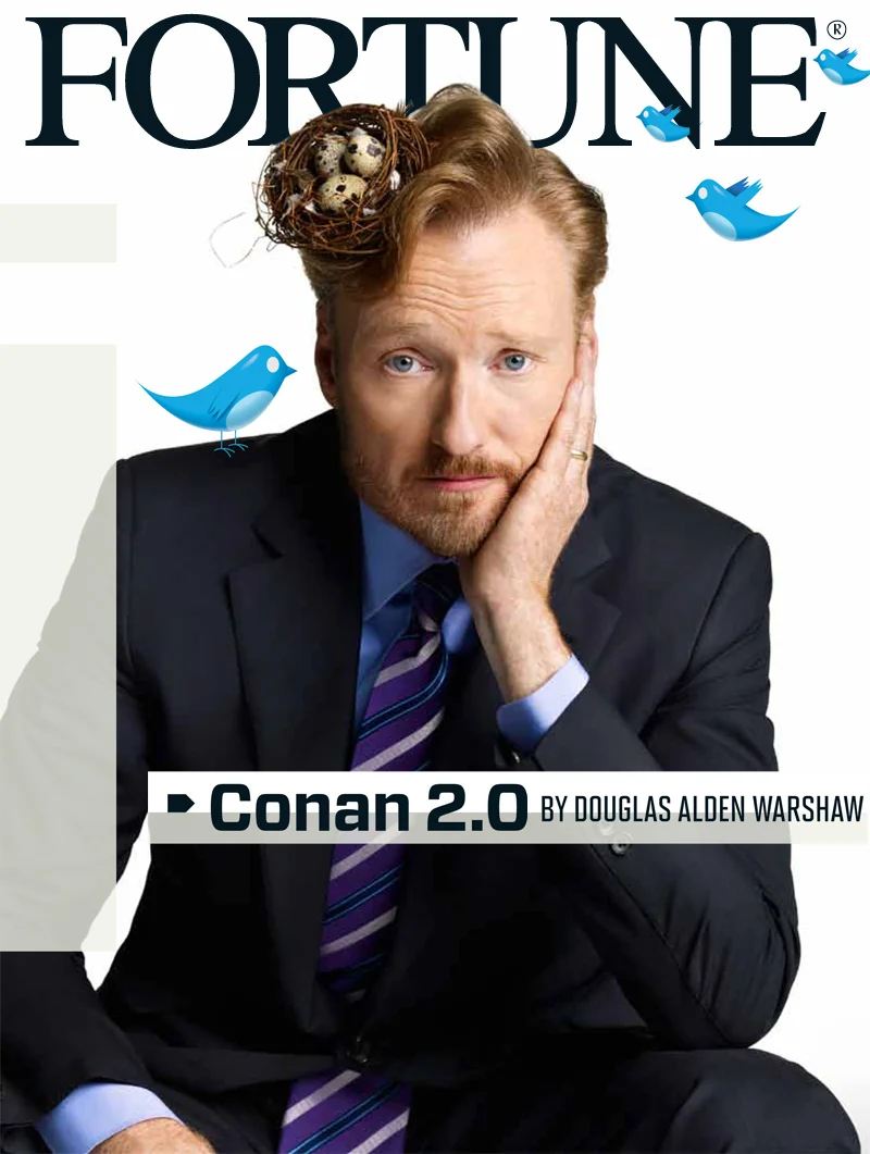 "CONAN O'BRIEN 2.0" in Fortune Magazine